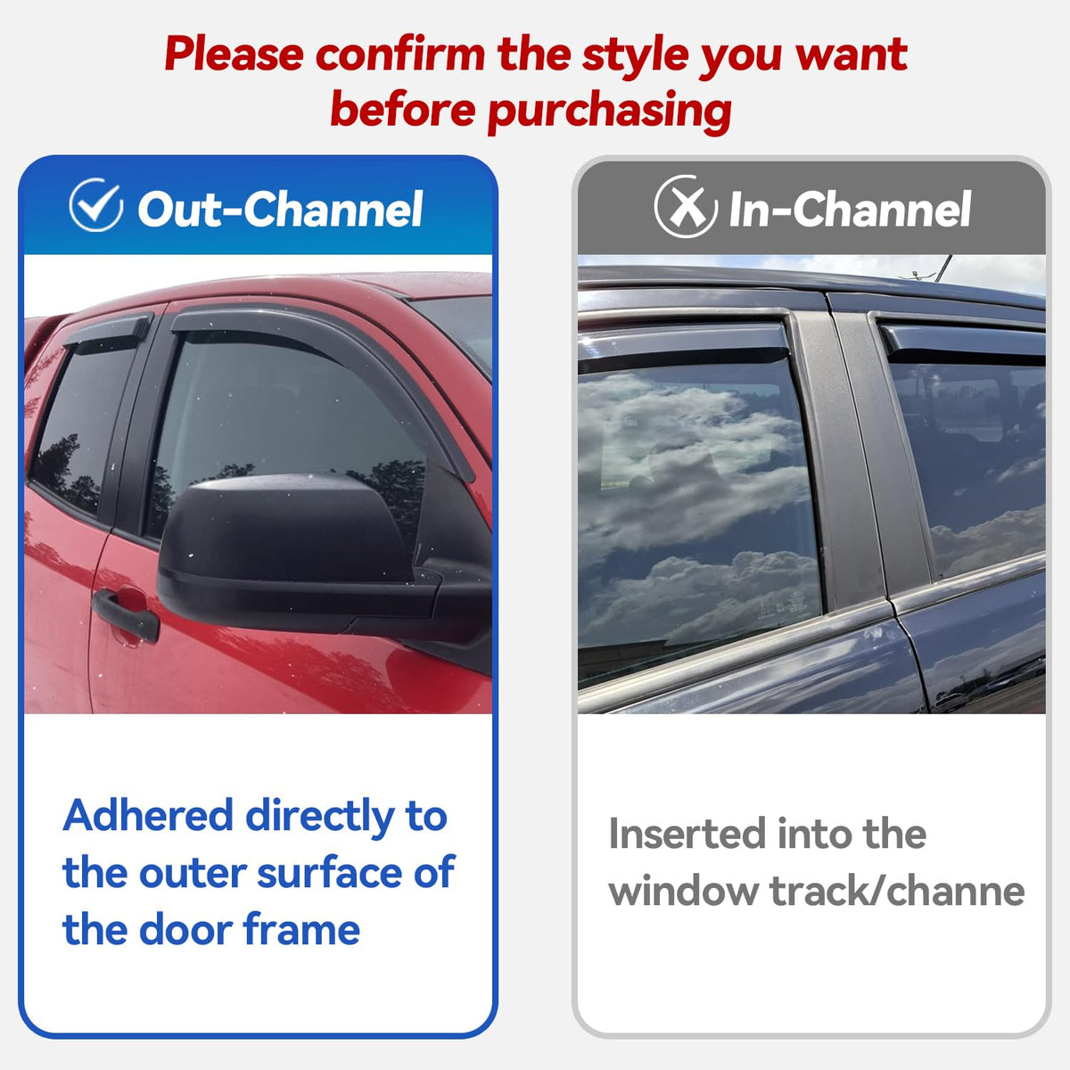 YQAUTEC profile view installed on Cherokee improves airflow and looks