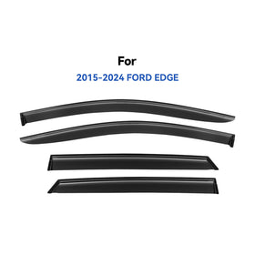 YQAUTEC installed on Ford Edge side view demonstrating sleek look and wind reduction benefit