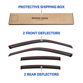 YQAUTEC visors on Charger during rain illustrating ventilation benefit