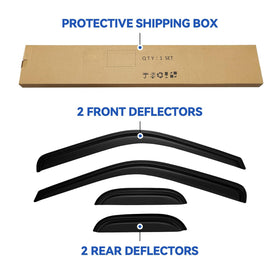 YQAUTEC visors on truck parked outdoors, presenting lifestyle ventilation benefit