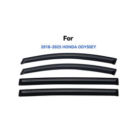 YQAUTEC driver side profile visor demonstrating low-profile style and airflow