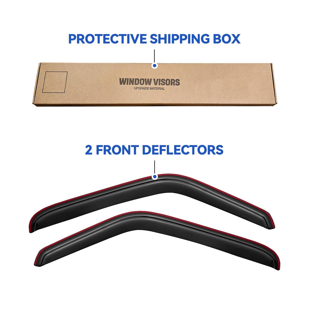 YQAUTEC packaging open with 17M tape highlighting secure adhesion benefit