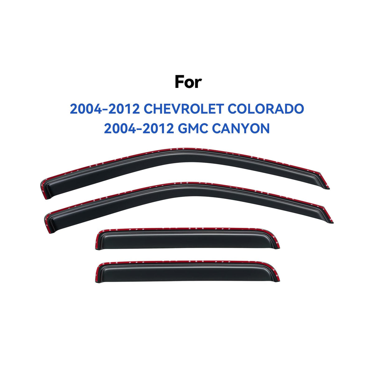 YQAUTEC installed on Chevy Colorado crew cab showing sleek profile benefit