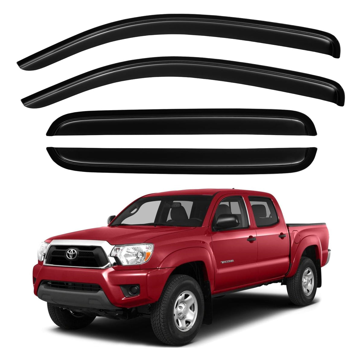 YQAUTEC front packaging showing full visor kit and vehicle compatibility benefits
