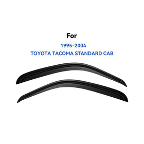 YQAUTEC visors installed on Tacoma side profile improving ventilation while driving