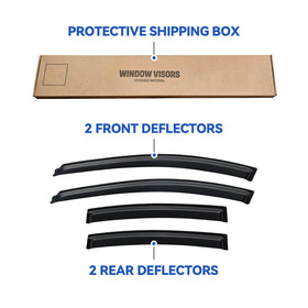 YQAUTEC visor with window slightly open demonstrating rain deflection benefit