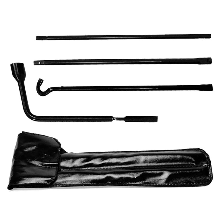 YQCSO front view of tire tool kit showing organized parts and fitment for Toyota models