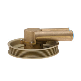 YRANZO crank-mounted pump front assembly showing mounting points and pulley, ensures correct fit
