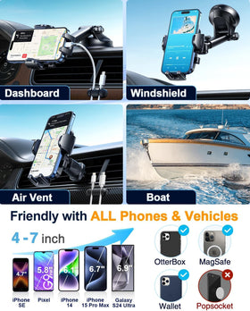 YRU mounted on dashboard showing stable view and driver convenience