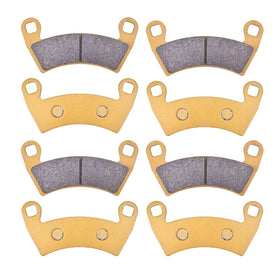 YS-TM mechanic fitting pads on RZR in trail setting for reliable braking