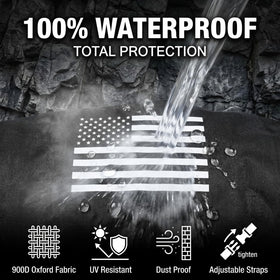 YTDYQFLZH American flag print on cover providing fade-resistant patriotic styling