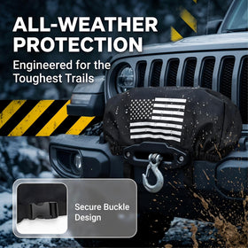 YTDYQFLZH cover stored outdoors on shelf illustrating dust and moisture protection