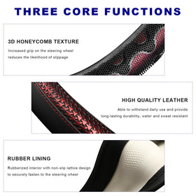 YTFRL lifestyle shot of driver hands on cover demonstrating comfort and control