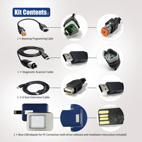 Ytpoools blue USB adapter plugged into laptop showing simple PC connectivity