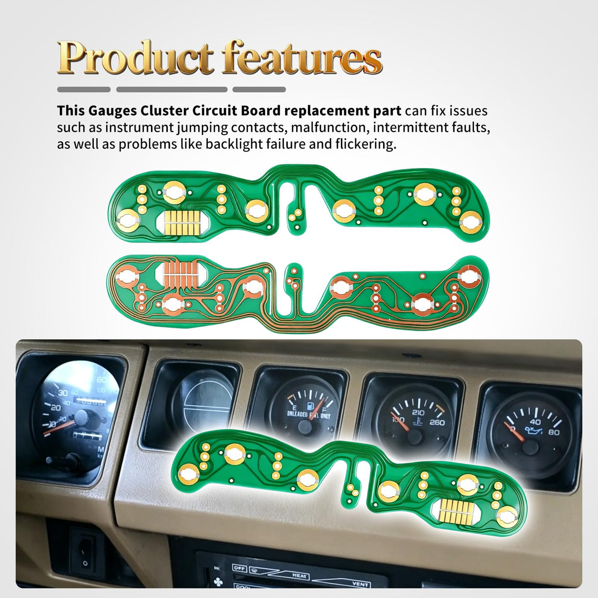 Ytpoools board texture showing moisture-resistant finish for longer life in rugged driving conditions