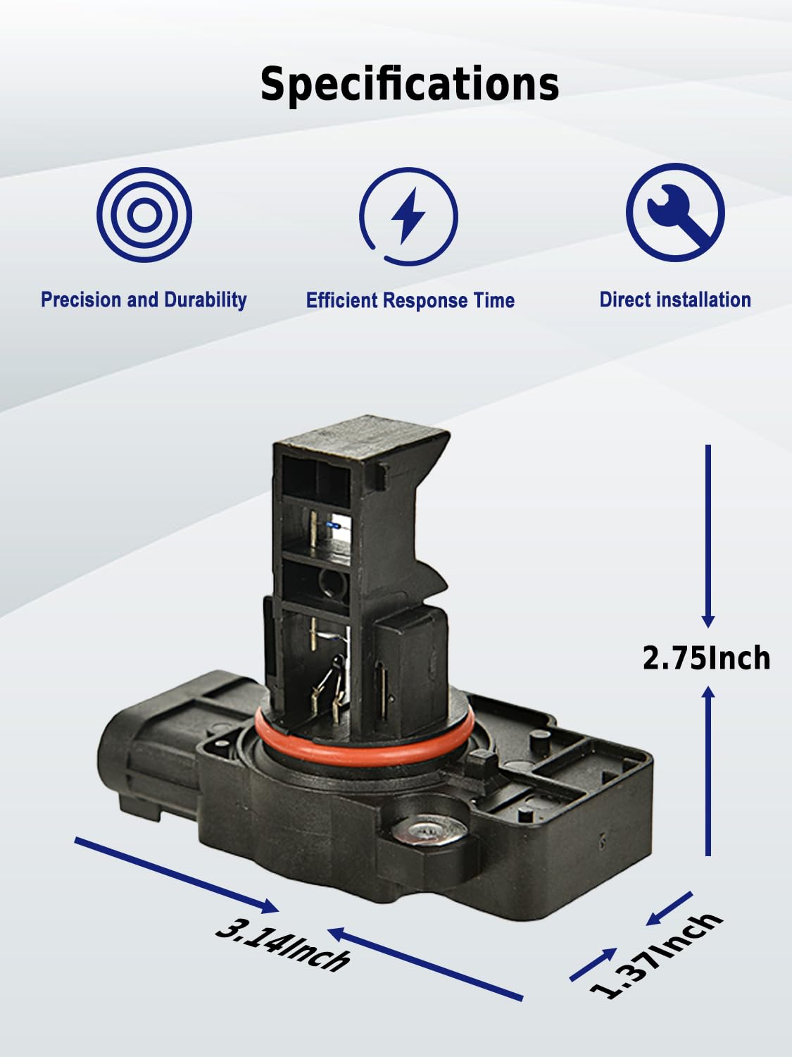 YUANCHINB MAF close-up of electrical connector ensuring correct plug compatibility