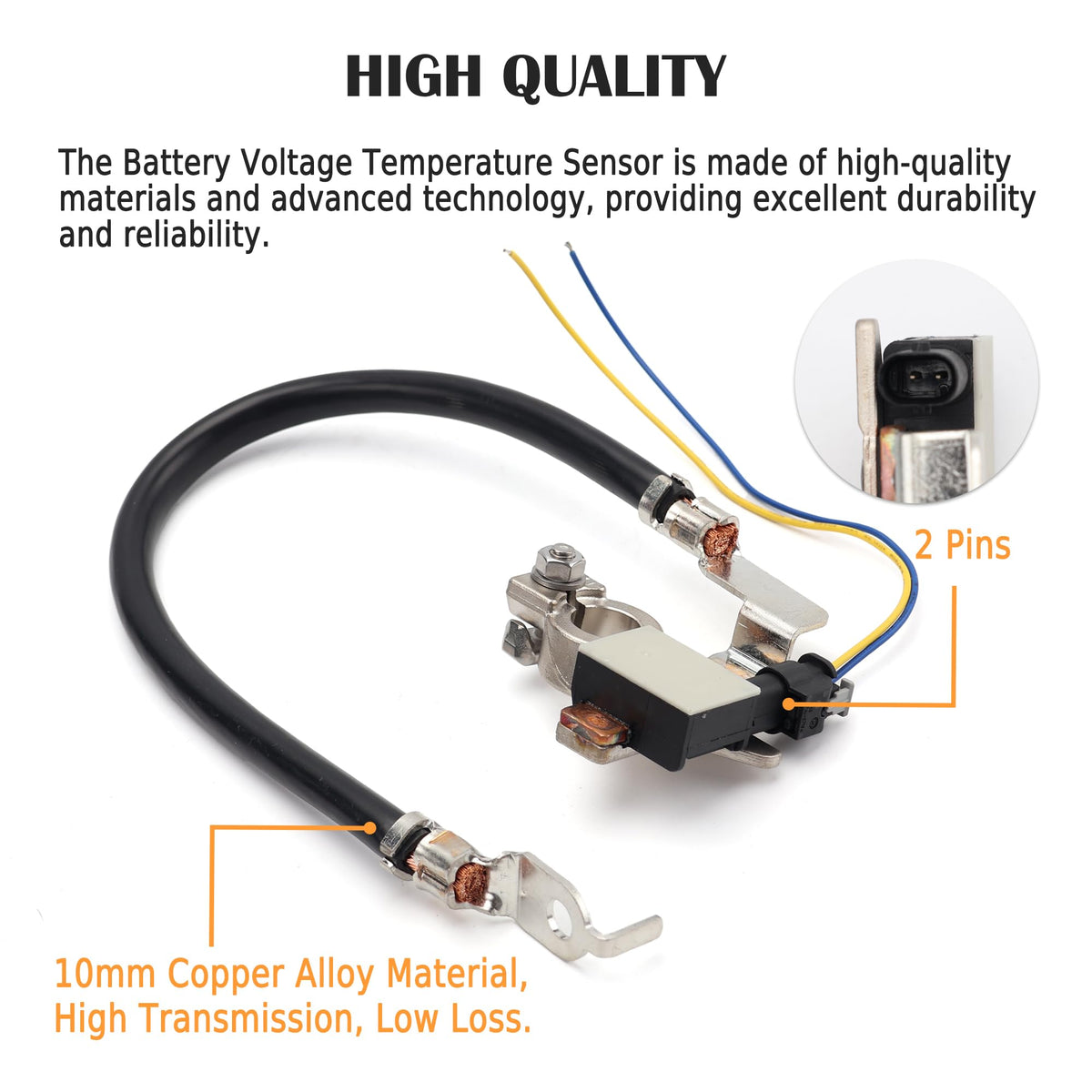 YUANCHINB close-up of sensor coil and housing for accurate readings