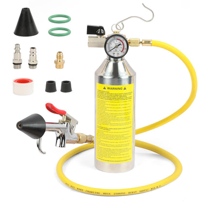 YUANRI stainless steel canister front view showing durable construction and leak resistance