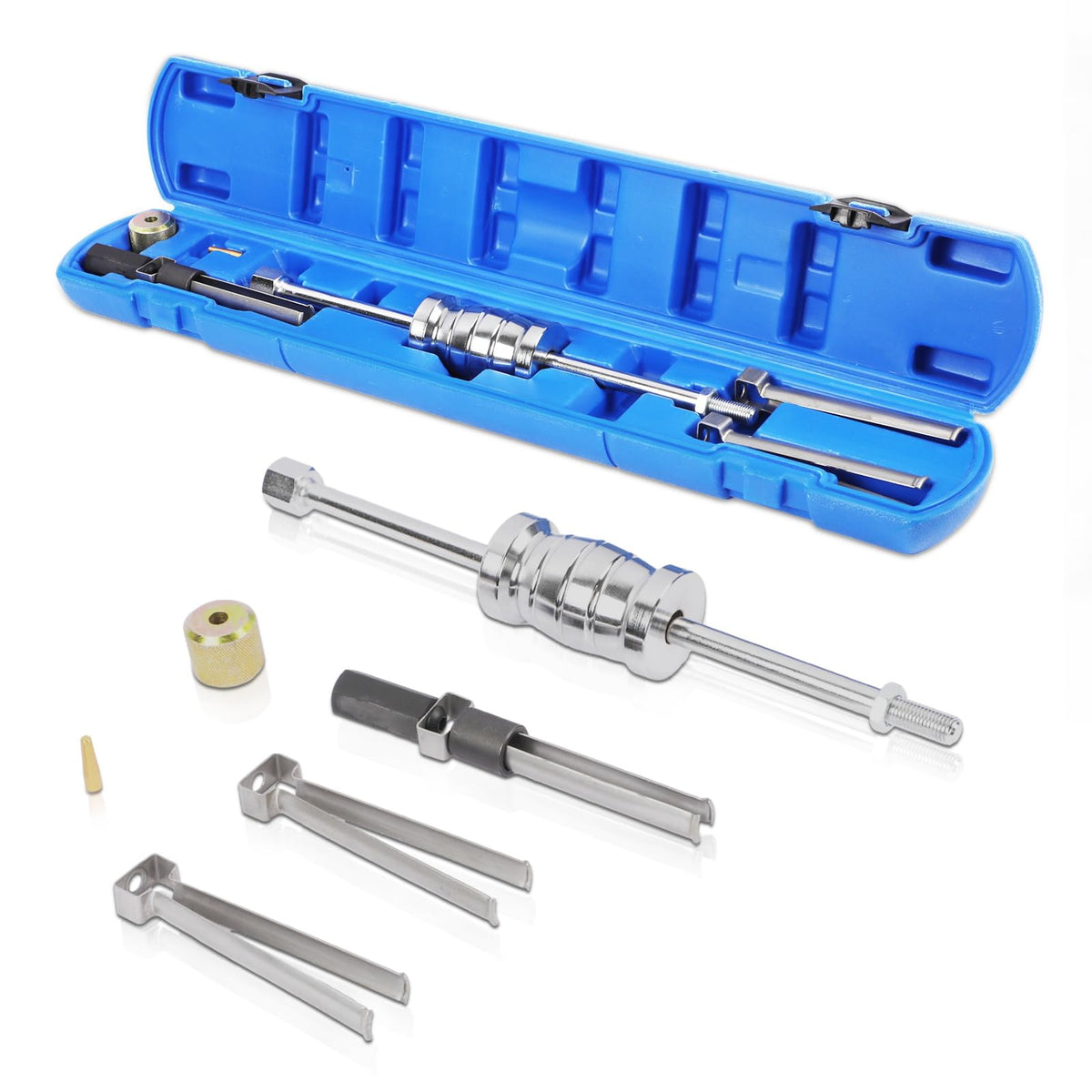YUANRI front view of toolset showing complete kit and benefits of organization