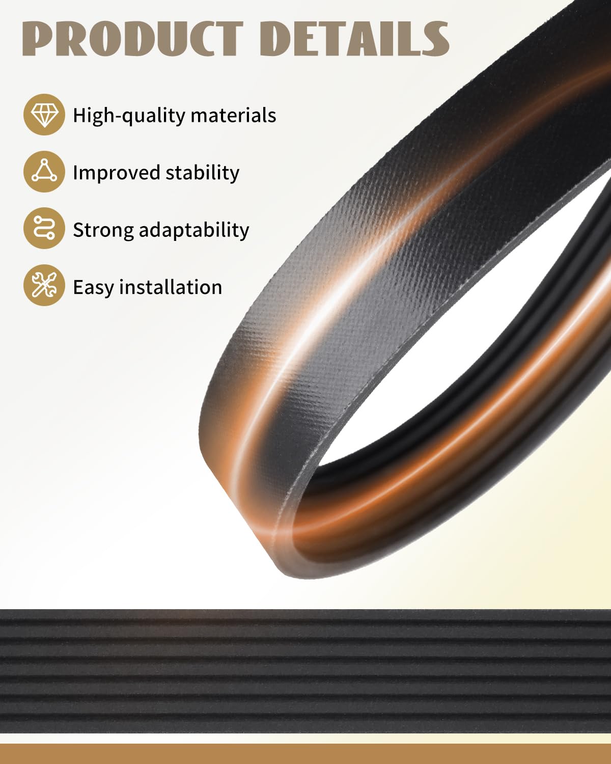 YUANTUO belt installed on Accord engine demonstrating correct fitment