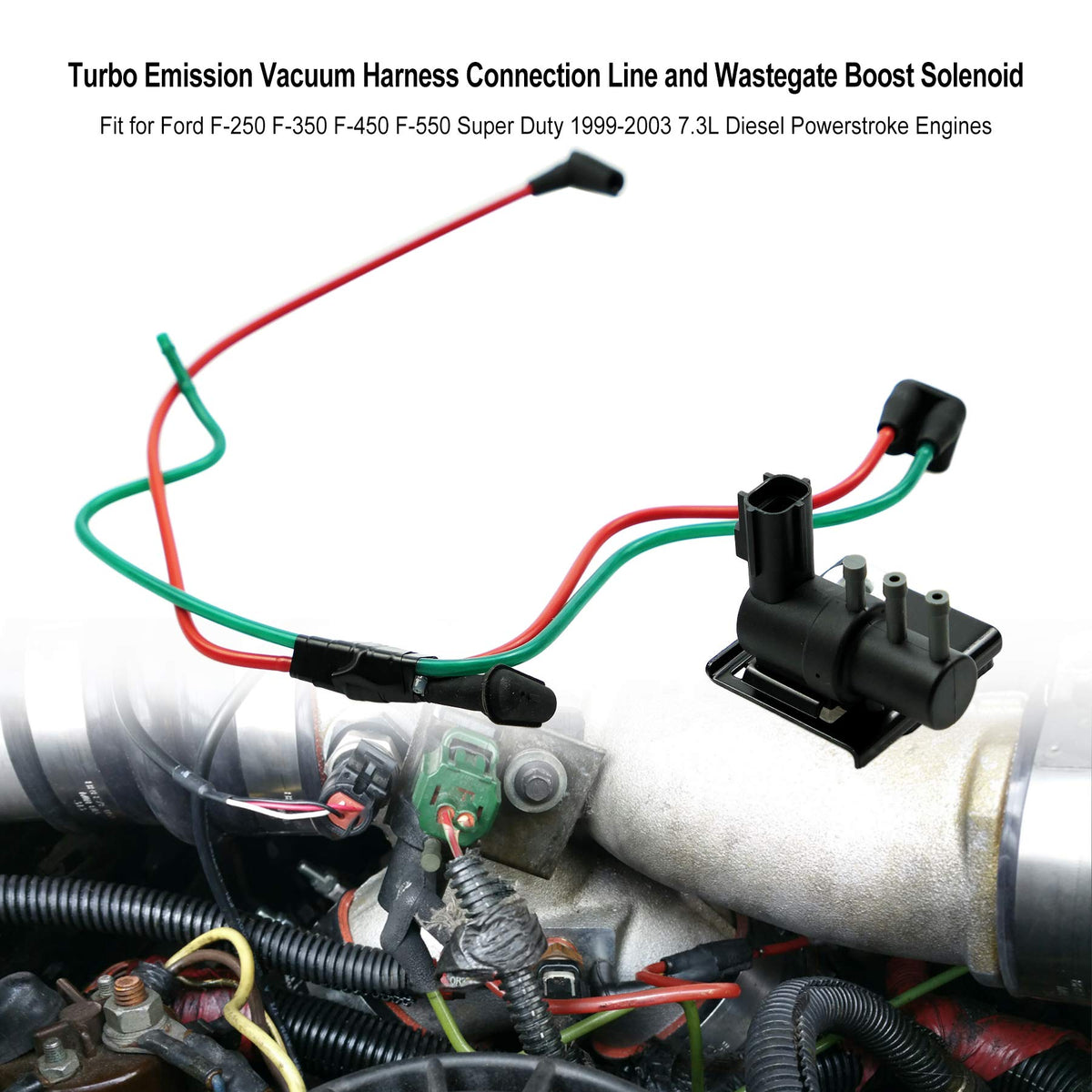 YUANTUO close-up of boost solenoid body highlighting durable construction benefit