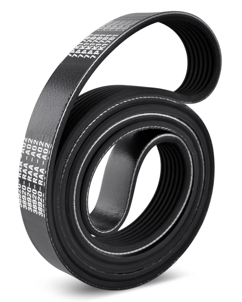 YUANTUO front view of serpentine belt packaging showing fitment benefits