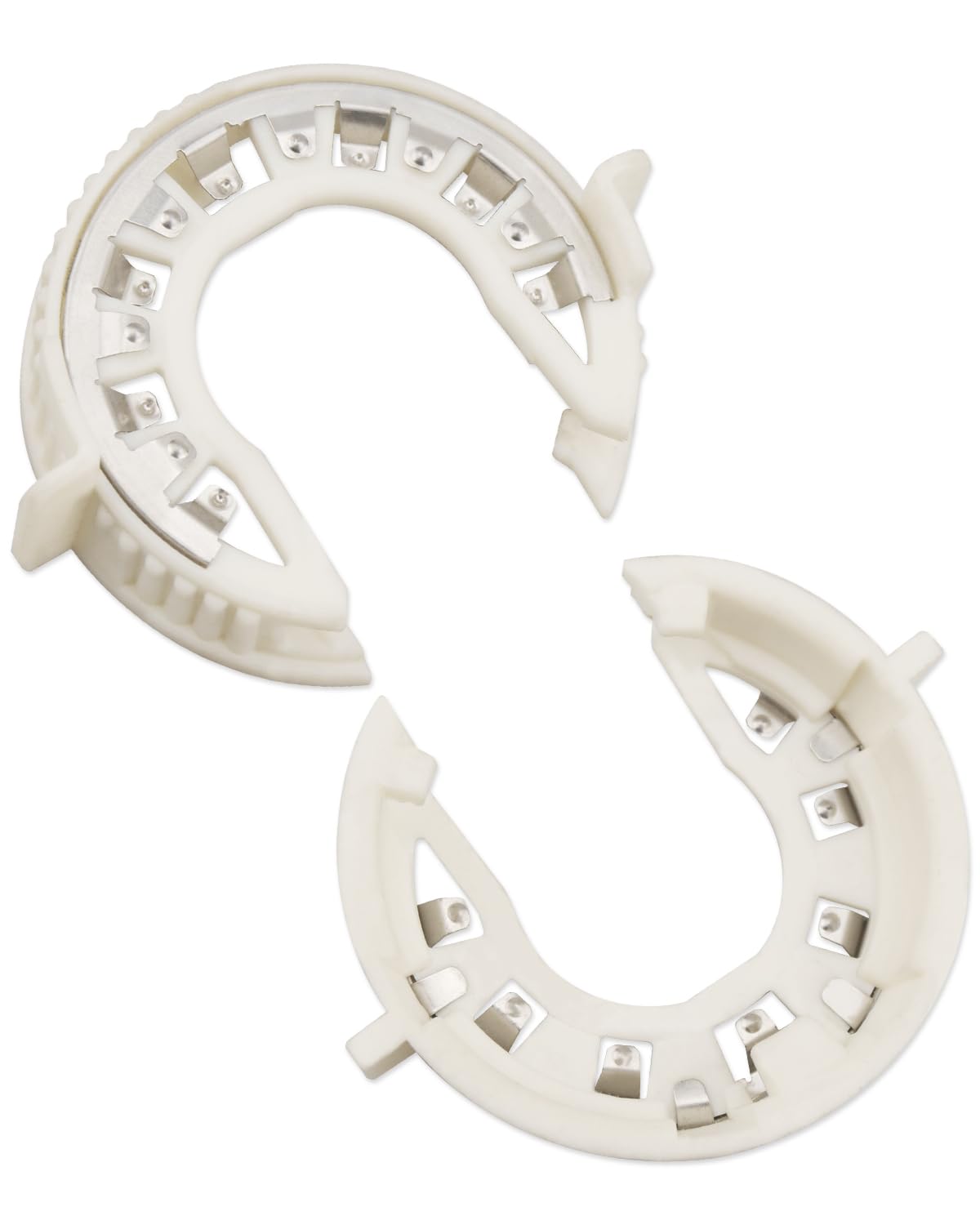 YUANTUO front view of retainer clips showing two-piece package and secure fit