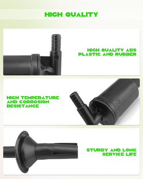 YUANTUO vent tube installed under hood on Jeep, shows correct routing and ventilation benefit