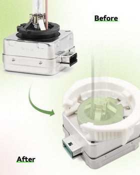 YUANTUO in-garage headlight bulb swap showing easy DIY installation