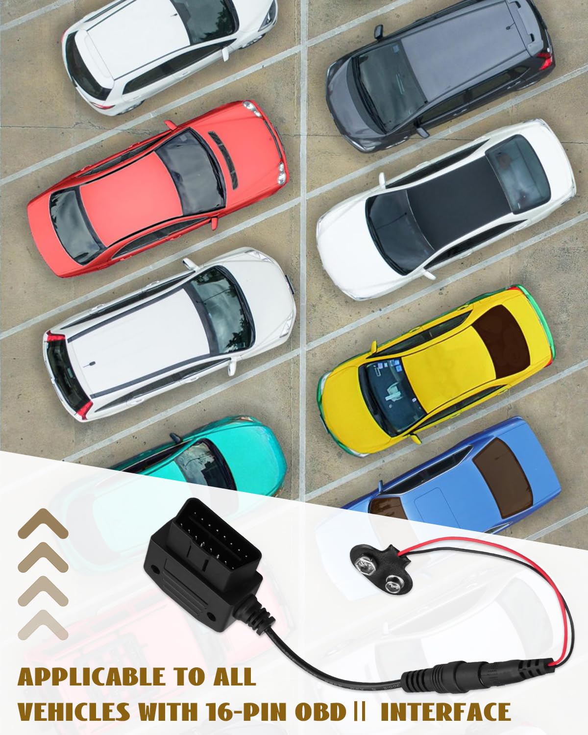 YUANTUO close-up of OBD-II connector ensuring secure fit