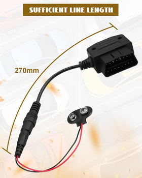 YUANTUO plugged into vehicle OBD port preserving car memory