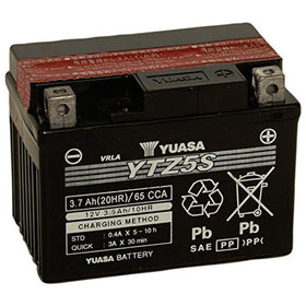 Yuasa AGM mat detail highlighting absorbed-electrolyte spill-proof benefit