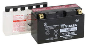 Yuasa YUAM62T7B installed in motorcycle demonstrating secure fit and reliable starting
