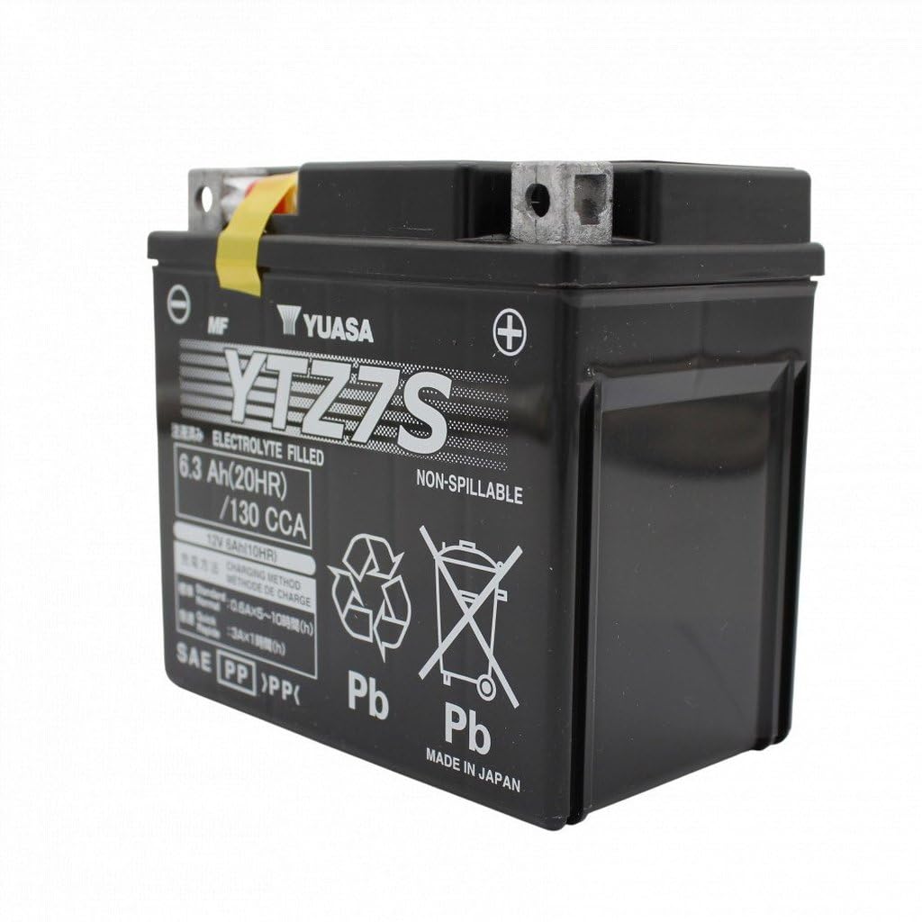 Yuasa YUAM727ZS AGM separator detail demonstrating nonspillable safety benefit