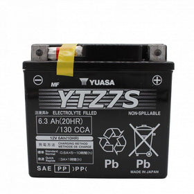 Yuasa YUAM727ZS side showing dimensions for correct battery tray fit benefit