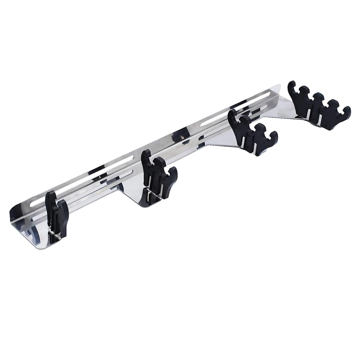 YUCHENSHLP closeup of chrome finish and iron construction showing durability benefit