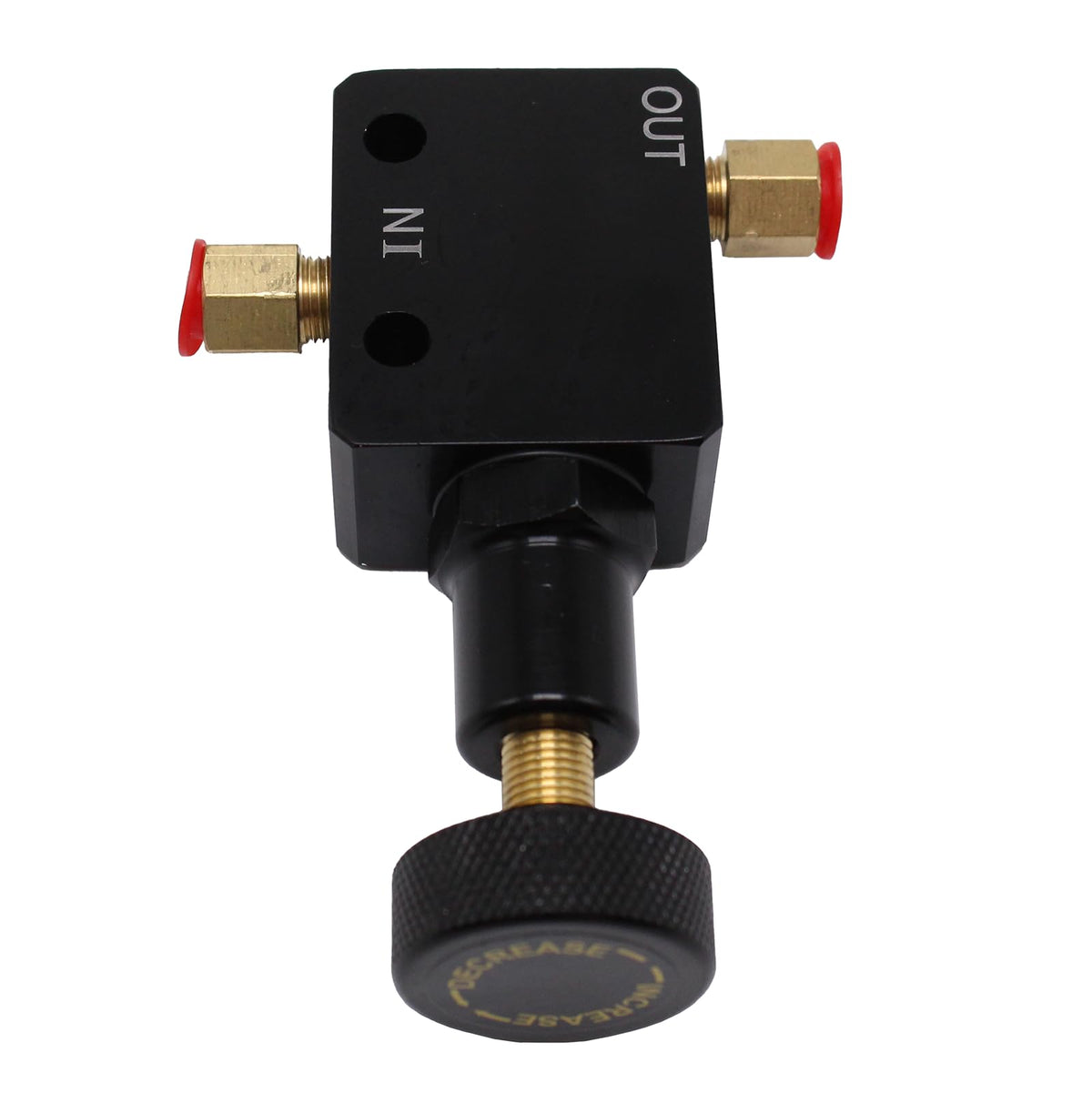 YUCHENSHLP valve front view showing compact design and durable finish