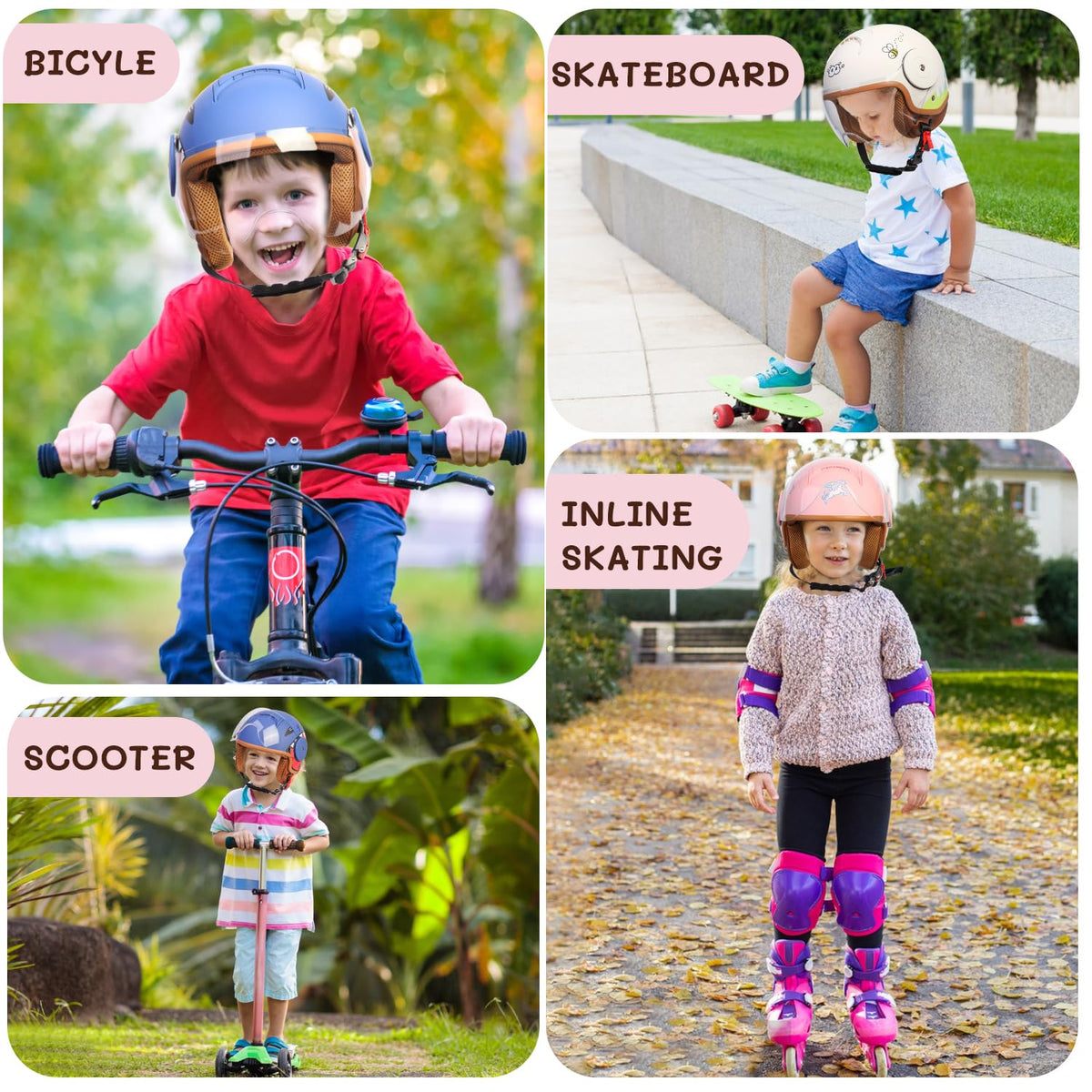YUDJYQM helmet on child head scale showing fit adjustability and secure comfort