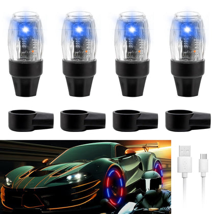 YUERWOVER front packaging showing four blue valve lights and box — clear product view