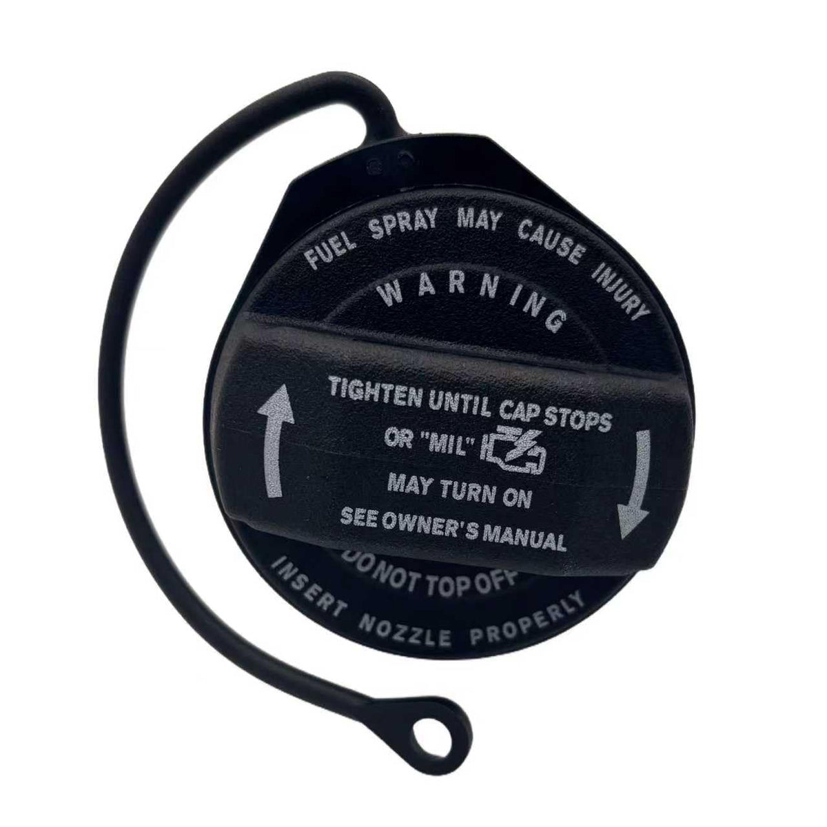YUESHAN gas cap installed on vehicle fuel filler demonstrating secure fit and ease of use