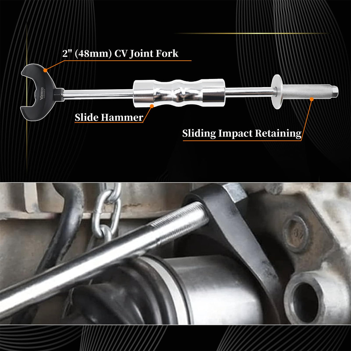 Yuesstloo adapter threading detail ensuring secure, non-slip tool connections