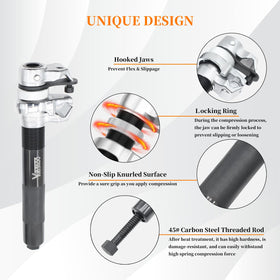 Yuesstloo adjustable bracket and holder ensuring parallel spring alignment