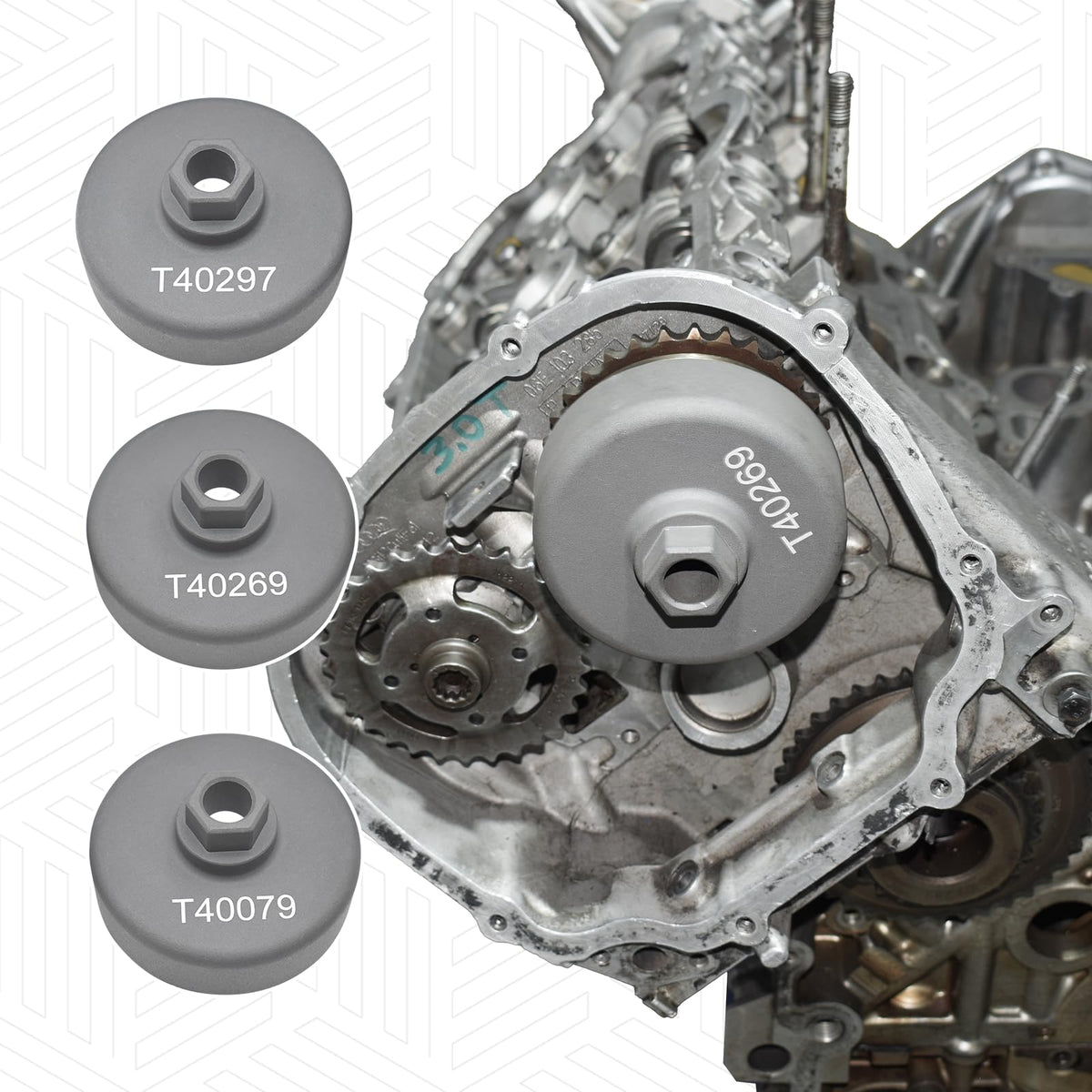 Yuesstloo camshaft adjuster socket detail demonstrating OEM-equivalent fit and durability
