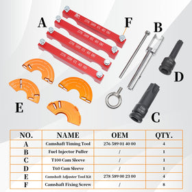Yuesstloo camshaft adjuster detail highlighting durable steel construction