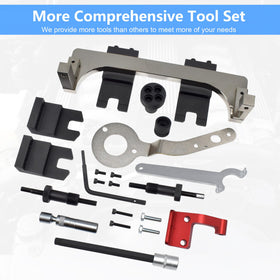 Yuesstloo camshaft locking tool close-up demonstrating secure alignment