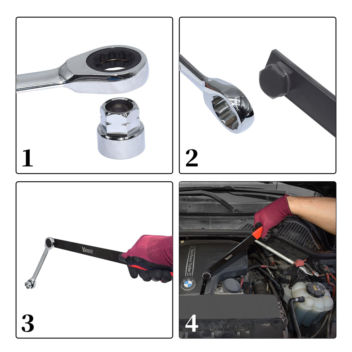 Yuesstloo molded carrying case keeping tools protected and organized