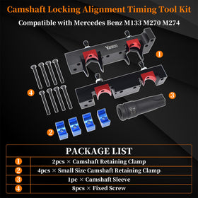 Yuesstloo clamp engaged on engine camshaft illustrating secure positioning benefit
