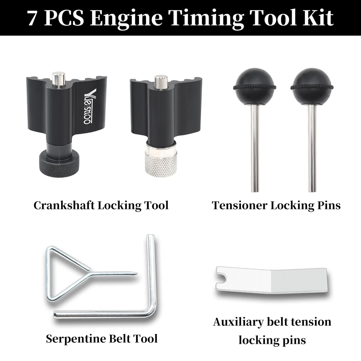 Yuesstloo crankshaft locks for oval and round wheels ensuring precise crank alignment