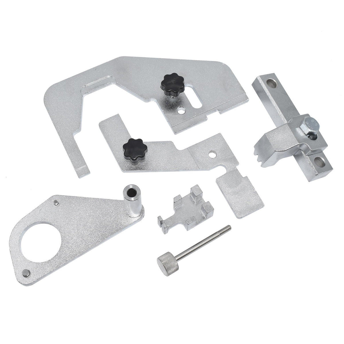 Yuesstloo crankshaft lock pin installed showing secure TDC positioning