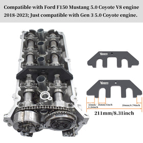 Yuesstloo detailed view of crankshaft positioning tool illustrating robust TDC locking